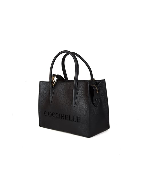 Coccinelle Myrtha26 Handtas Geribbeld Leer - Image 2