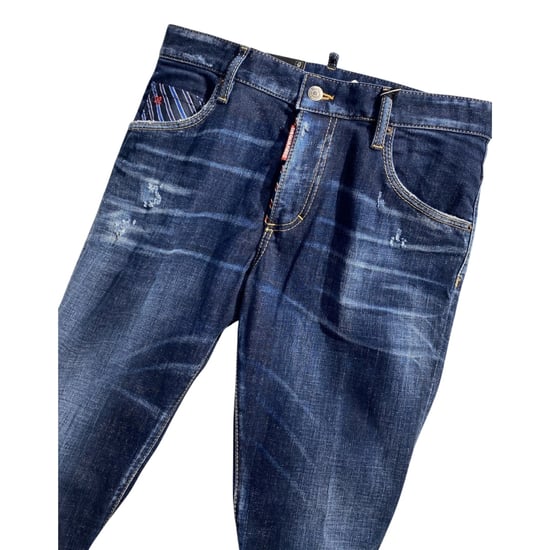 Dsquared2 Mörkblå Jeansbyxor - Image 3
