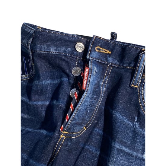 Dsquared2 Mörkblå Jeansbyxor - Image 4