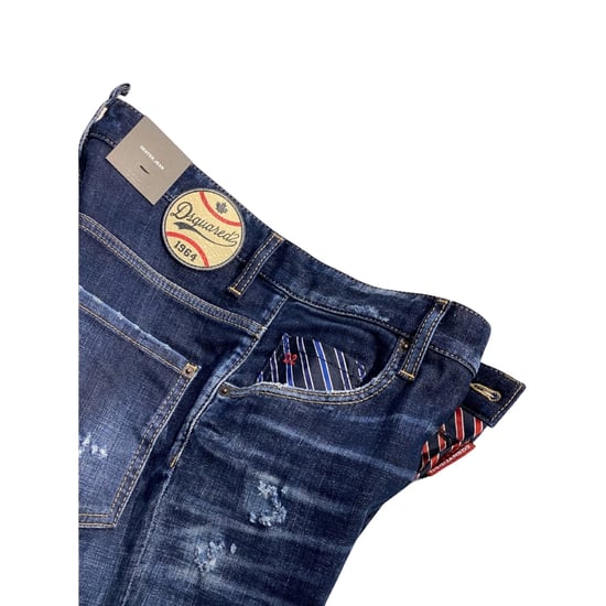 Dsquared2 Mörkblå Jeansbyxor - Image 5