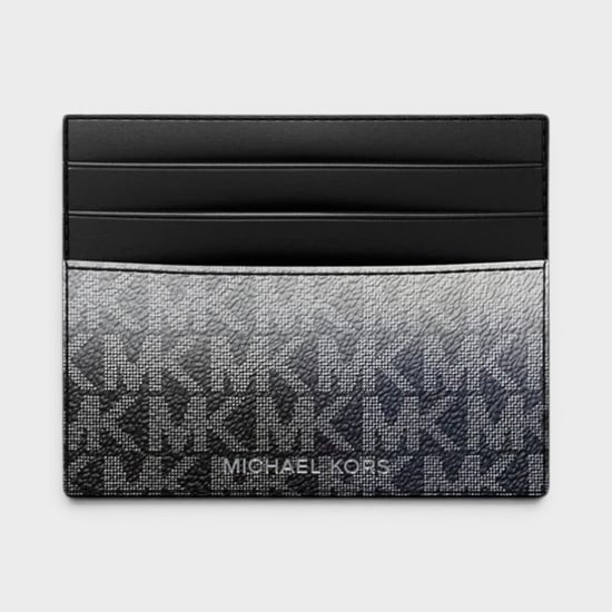 Michael Kors Logo Tall Card Case Cooper Black Multi - Image 1
