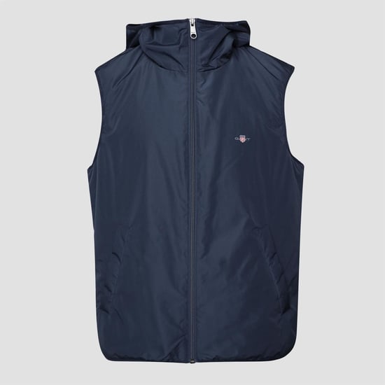 Men's Gant Padded Vest in Blue - Image 1