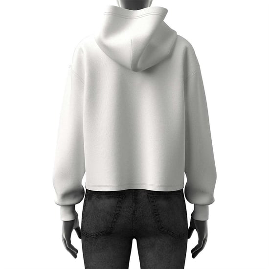 Women's Diesel Jaral Hood D Hoodie in White - Image 2