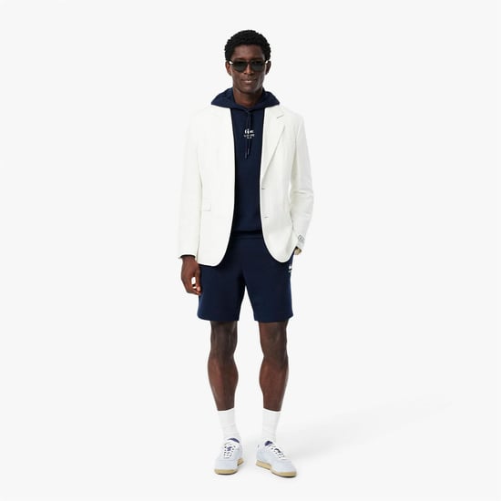 Men's Lacoste Hoodie in Blue - Image 4