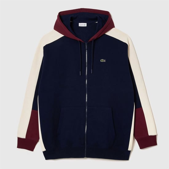 Men's Lacoste Zip Hoodie in Navy - Image 1