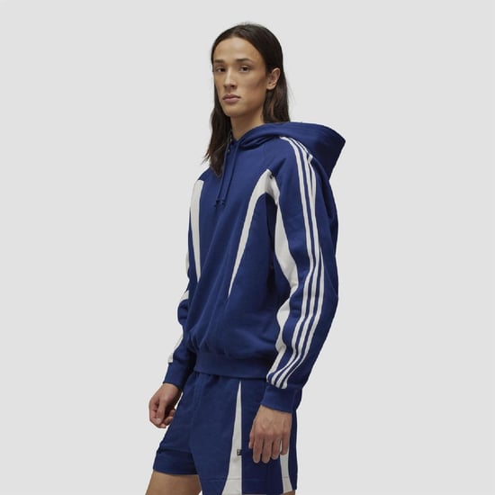 Men's Y-3 Line Hoodie in Blue - Image 4