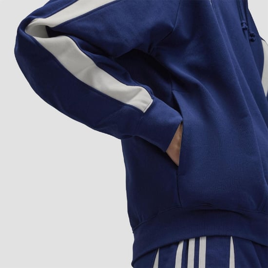 Men's Y-3 Line Hoodie in Blue - Image 6