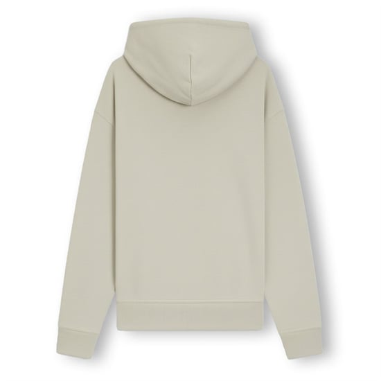 Men's Boss Contrast Logo Hoodie in Beige - Image 2