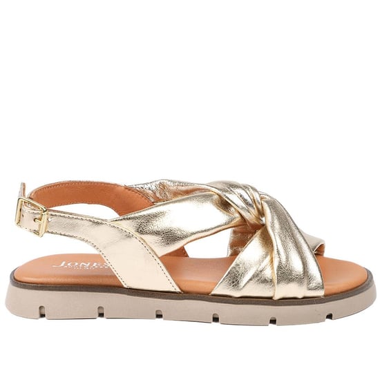 Jones Bootmaker Jocasta Leather Twist Strap Sandals - Image 2