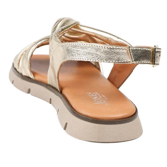 Jones Bootmaker Jocasta Leather Twist Strap Sandals - Image 3