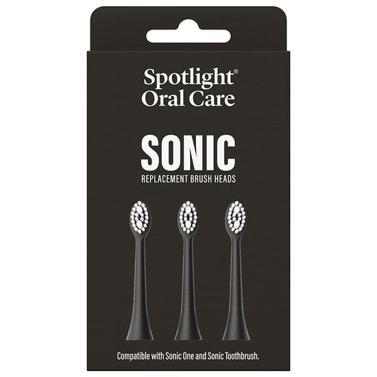 Spotlight Oral Care Sonic Toothbrush Replacement Heads In Black - Image 3
