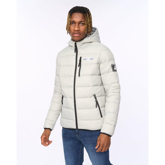 Men's Kings Will Dream Puffer Jacket in Grey - Image 4