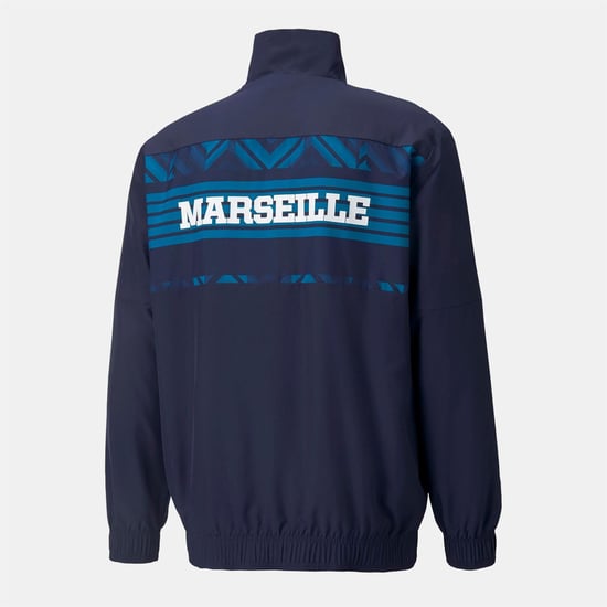 Men's Puma De Marsille Fc Prematch Jacket in Navy - Image 2
