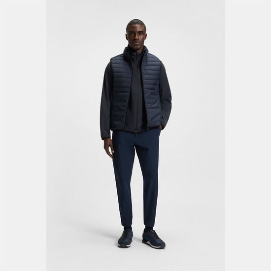 Men's Boss Putt Water Repellent Jacket in Dark Blue - Image 4