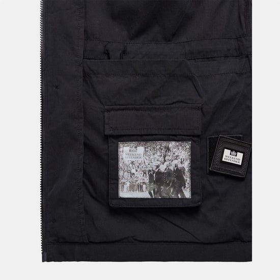Men's Weekend Offender Harporcrate Pocket Jacket in Black - Image 5