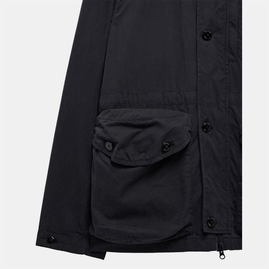 Men's Weekend Offender Harporcrate Pocket Jacket in Black - Image 6