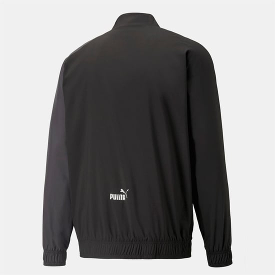 Men's Puma De Marseille Prematch Jacket in Black - Image 2