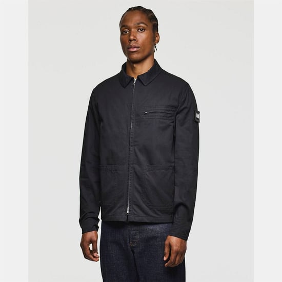 Men's Weekend Offender Caleb Service Overshirt in Black - Image 2