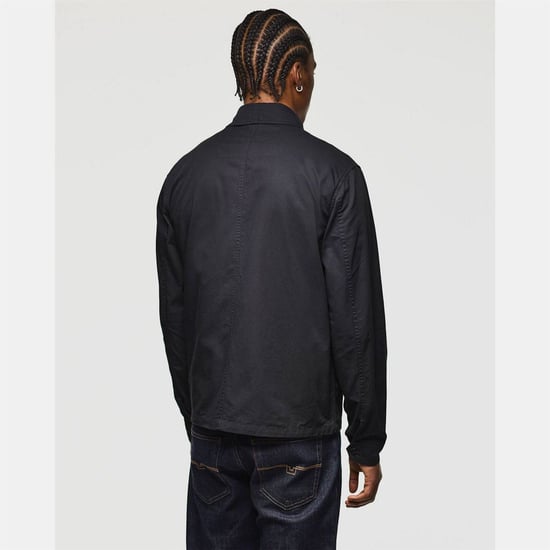 Men's Weekend Offender Caleb Service Overshirt in Black - Image 3