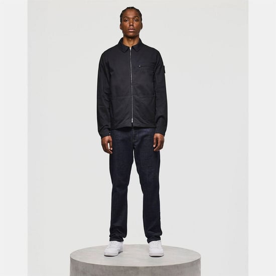 Men's Weekend Offender Caleb Service Overshirt in Black - Image 4