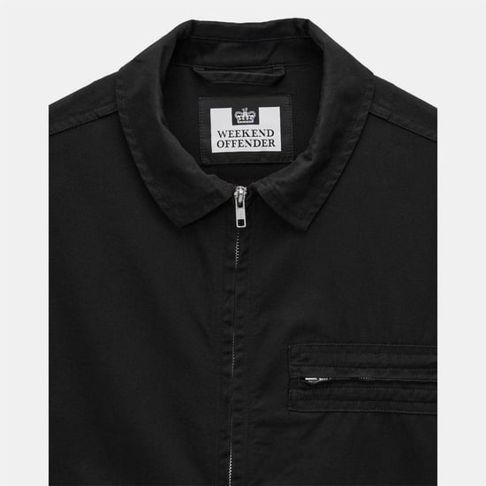 Men's Weekend Offender Caleb Service Overshirt in Black - Image 5