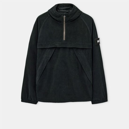 Men's Weekend Offender Wynwood Cord Zip Over Jacket in Green - Image 1