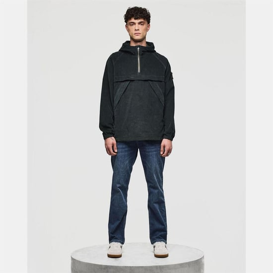 Men's Weekend Offender Wynwood Cord Zip Over Jacket in Green - Image 4