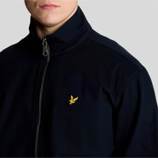 Men's Lyle And Scott Neck Twill Jacket in Blue - Image 4