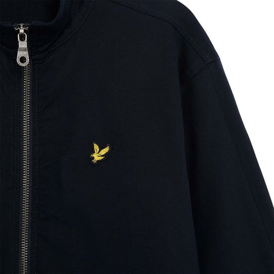 Men's Lyle And Scott Neck Twill Jacket in Blue - Image 6