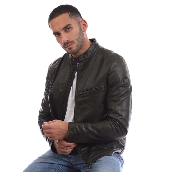Men's Belstaff Pearson Jacket in Green - Image 4