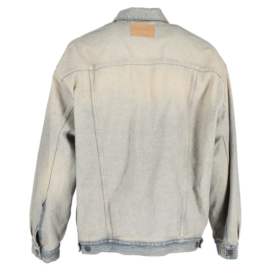 Balenciaga Washed Denim Jacket in Blue Cotton - Image 3