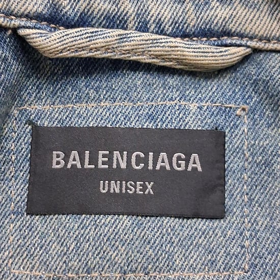 Balenciaga Washed Denim Jacket in Blue Cotton - Image 6