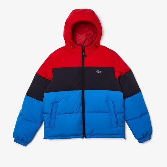 Men's Lacoste Water Resistant Puffer Jacket in Red - Image 2