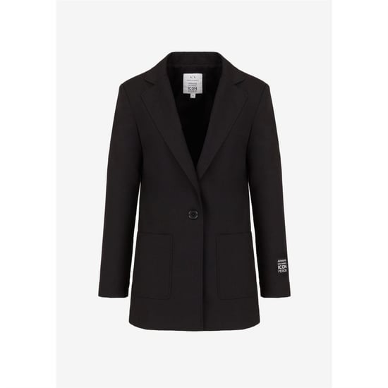 Women's Armani Exchange Blazer in Black - Image 3