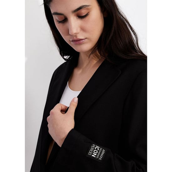 Women's Armani Exchange Blazer in Black - Image 6