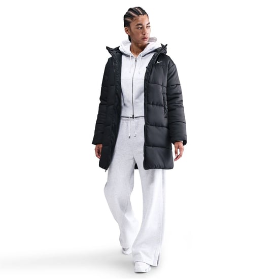 Women's Nike Sportswear Classic Puffer Therma Fit Loose Parka in Black - Image 3