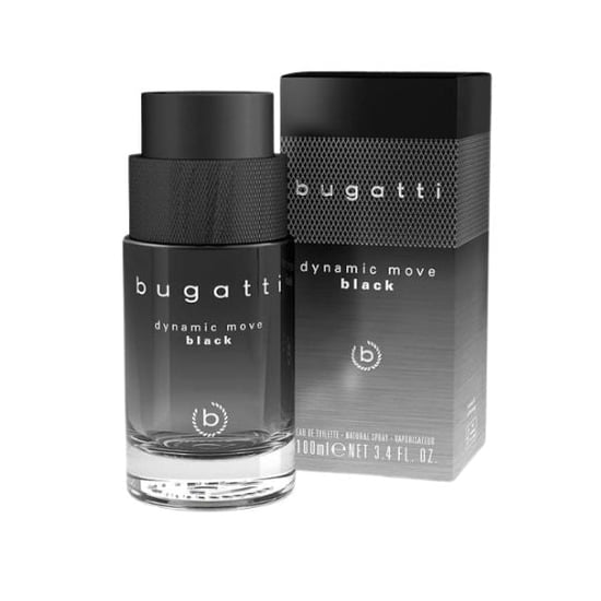 Bugatti Dynamic Move Black Eau de Toilette Spray 100ml - Image 1