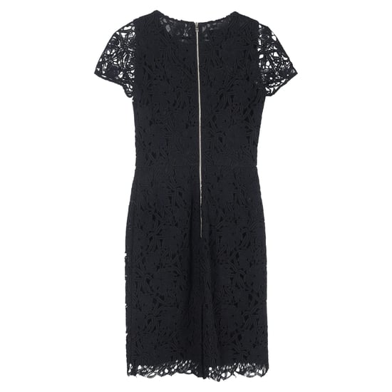Burberry Prorsum Embroidered Lace Detailed Midi Dress in Black Polyester - Image 2