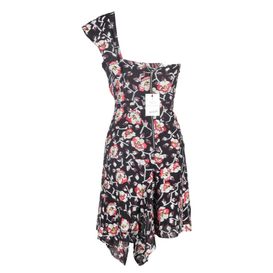 Isabel Marant One Shoulder Minijurk in Bloemenprint Zijde - Image 3