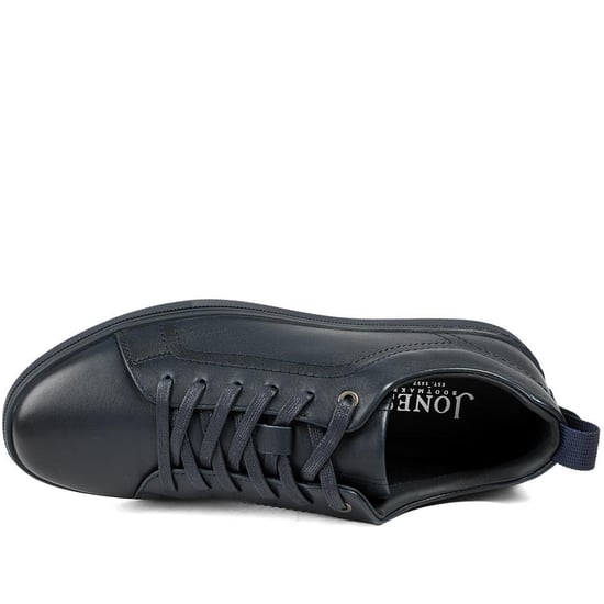 Jones Bootmaker Salvador Leather Lace Up Trainers - Image 4