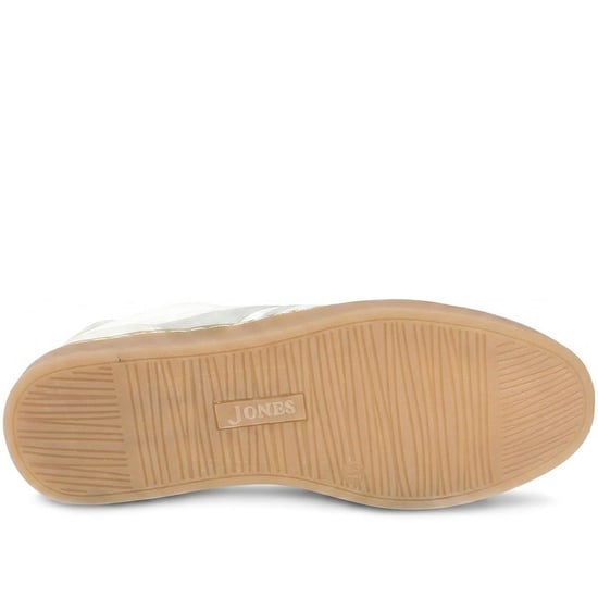 Jones Bootmaker Blanca Leather Lace Up Gum Sole Trainers - Image 5