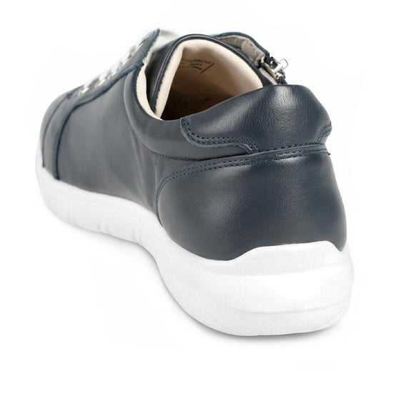 Jones Bootmaker Buttercup Leather Zip & Lace Trainers - Image 3