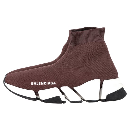 Balenciaga Speed 2.0 Sneakers in Brown Polyester - Image 5