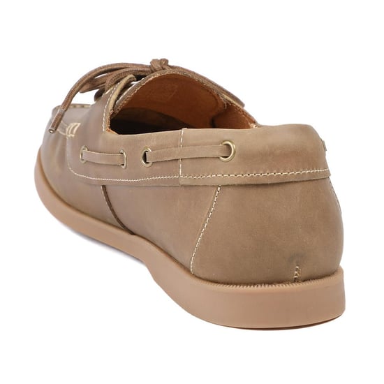 Jones Bootmaker Partington Leather Lace Up Boat Shoes - Image 3