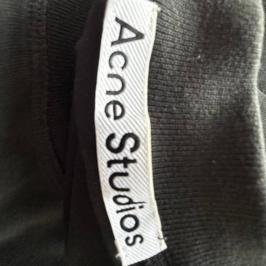 Acne Studios Logo T-shirt in Grey Cotton - Image 4