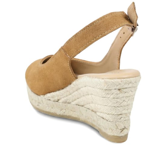 Jones Bootmaker Raisa Leather Buckle Fasten Espadrilles - Image 3