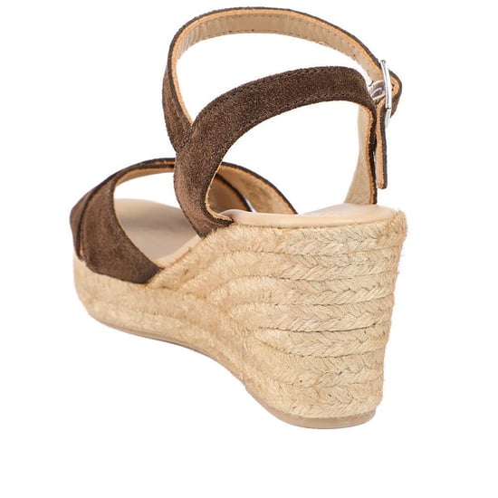 Jones Bootmaker Raelina Leather Wedged Espadrilles - Image 3