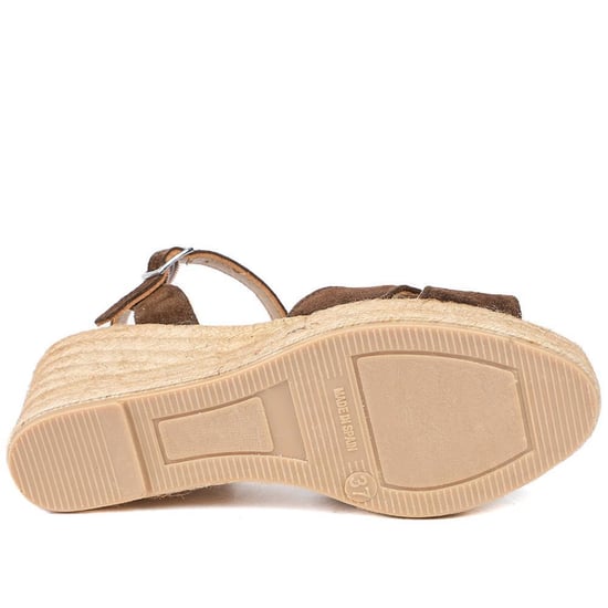 Jones Bootmaker Raelina Leather Wedged Espadrilles - Image 5