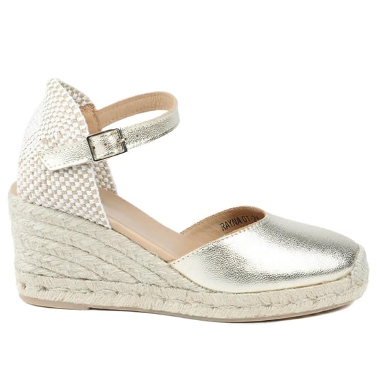 Jones Bootmaker Rayna Leather Buckled Espadrilles - Image 2