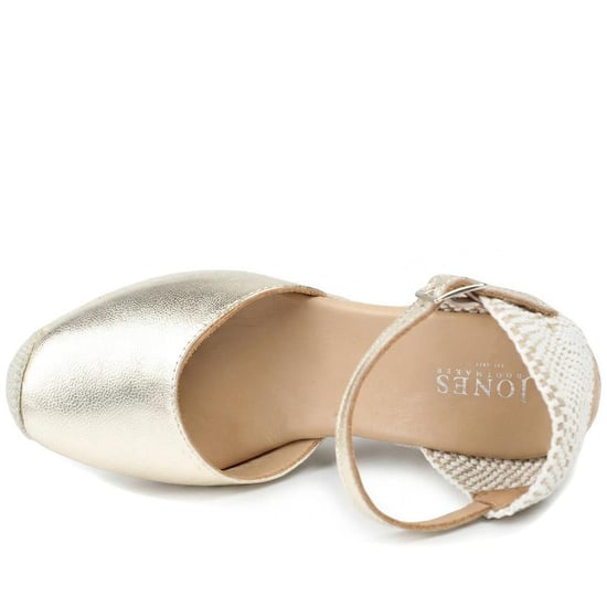 Jones Bootmaker Rayna Leather Buckled Espadrilles - Image 4